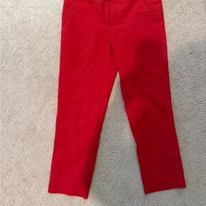 Forever 21 Red High-Waist Pants (NWOT)